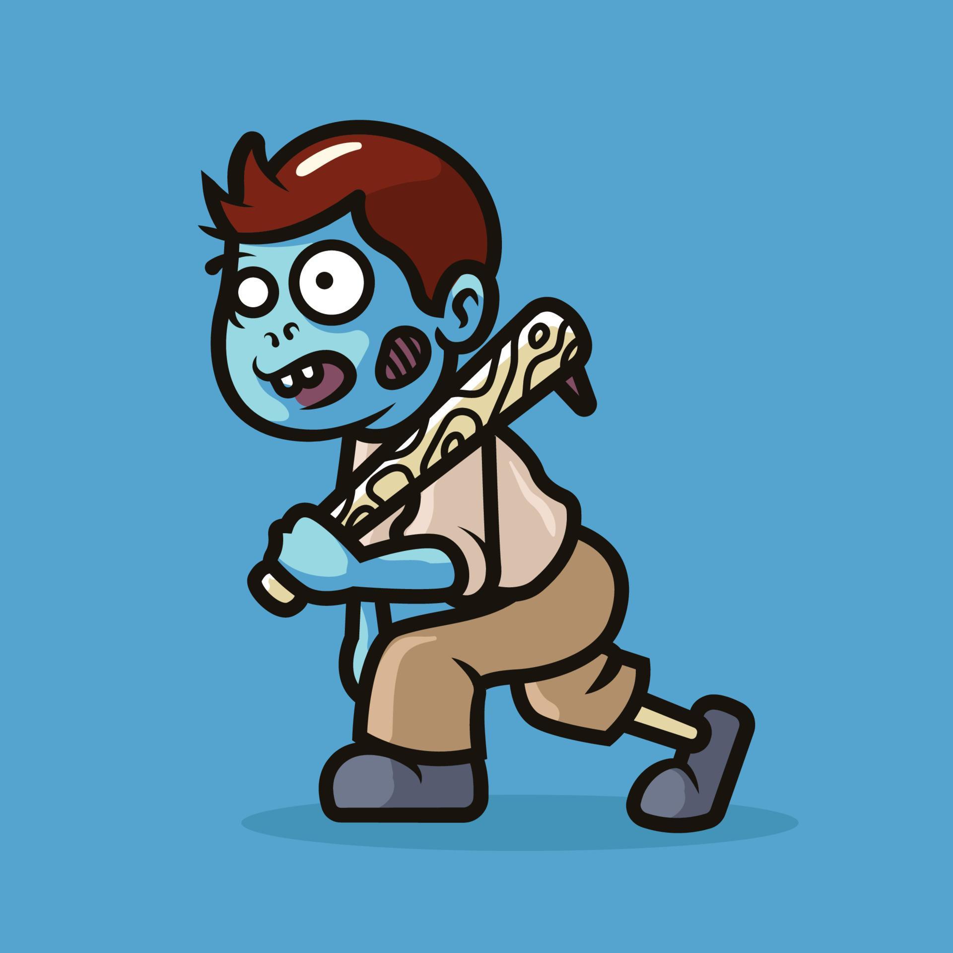 Zombie Mascot illustration design 4528429 Vector Art at Vecteezy