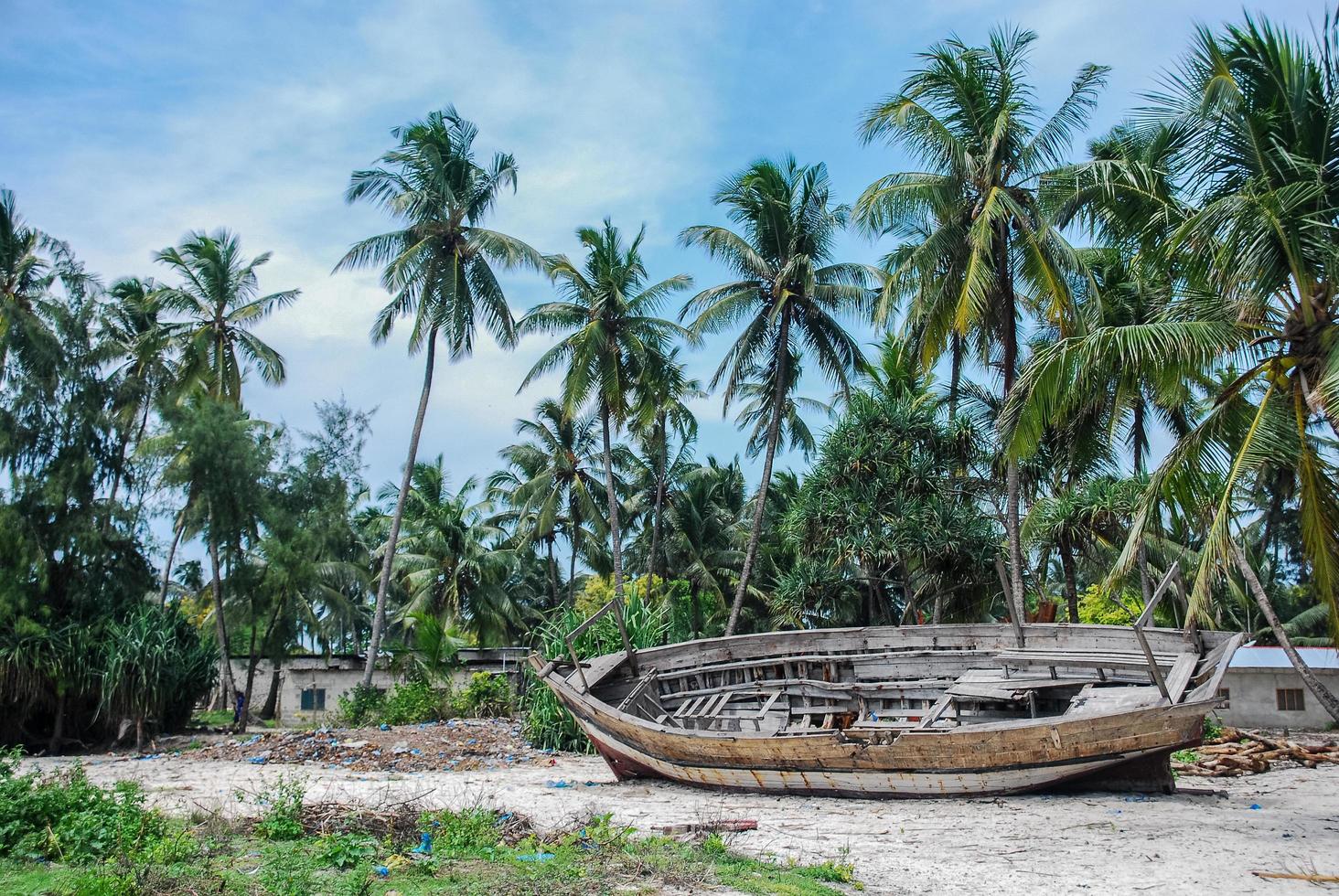 A view of the beach of Zanzabar Island photo