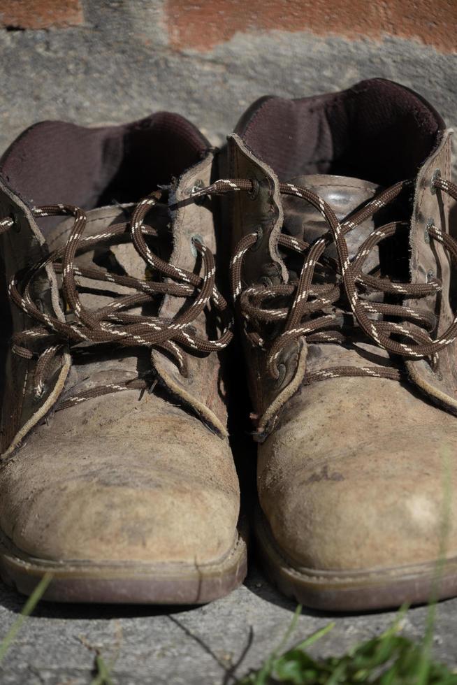 Old work boots photo