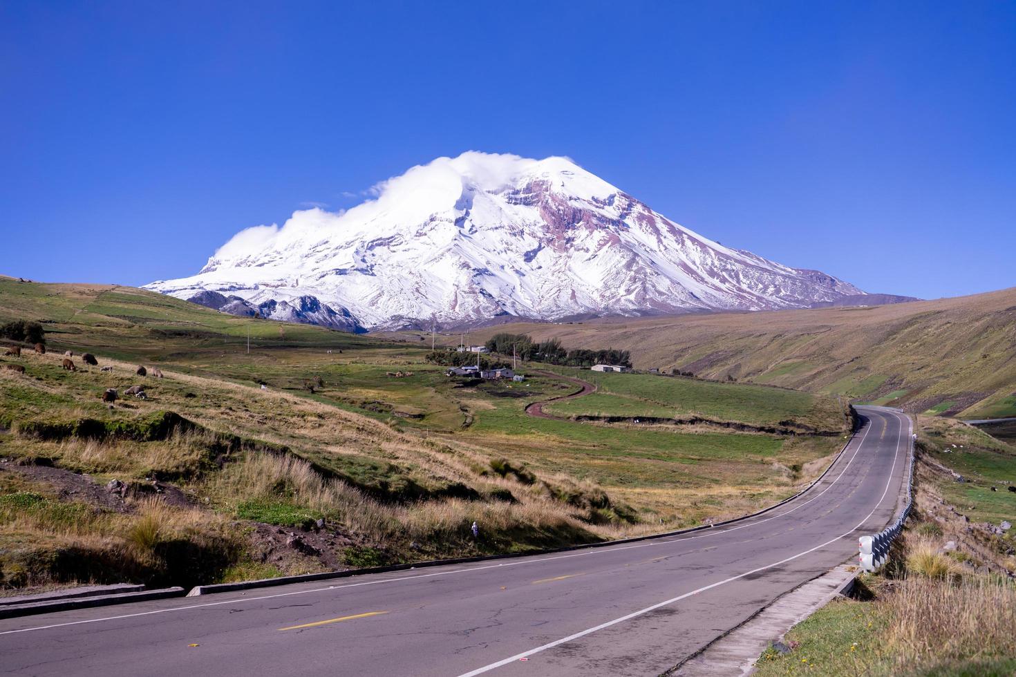 volcán chimborazo, ecuador foto