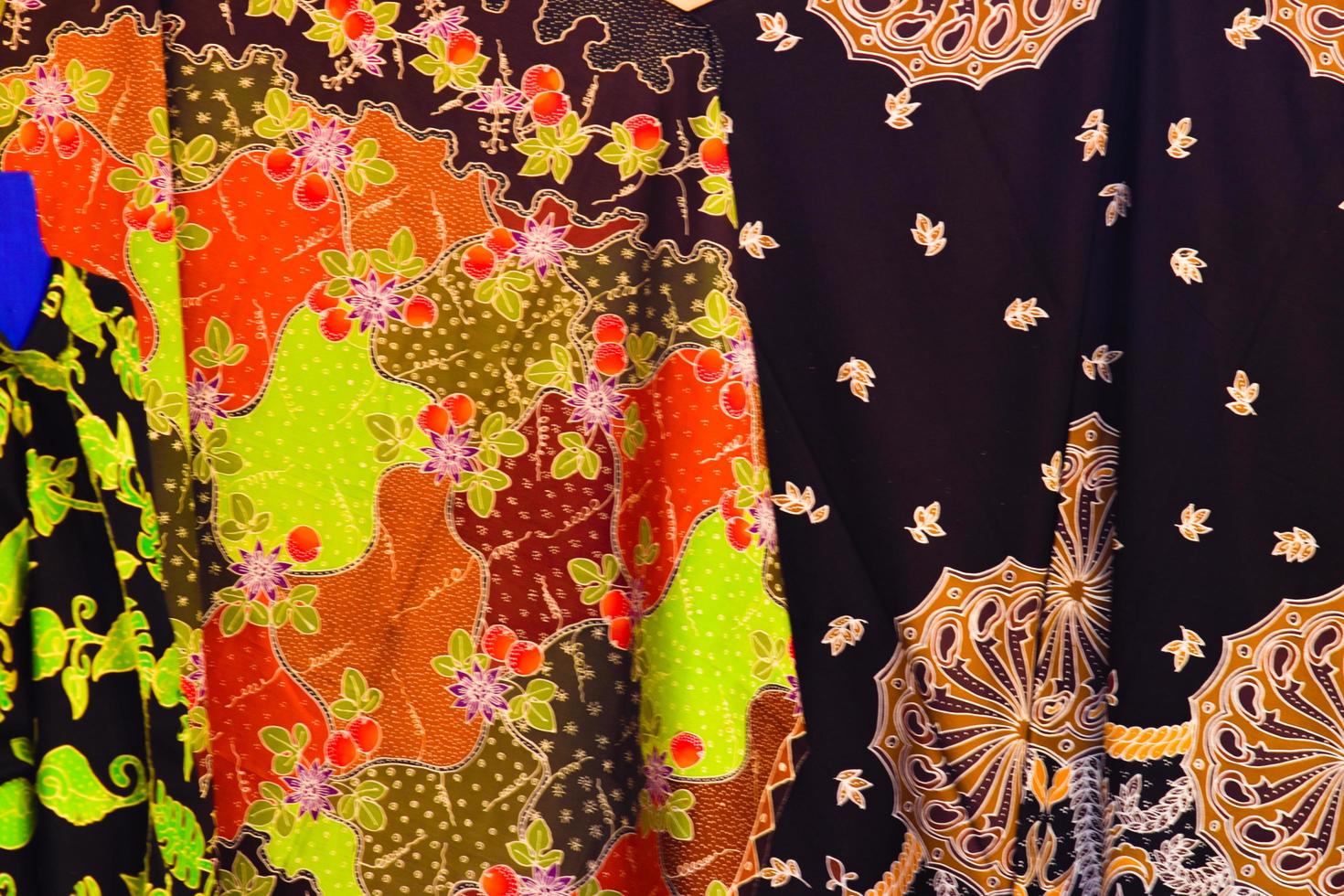 Java Indonesia 2021.Local Batik motifs from the Probolinggo area, East Java, Indonesia photo