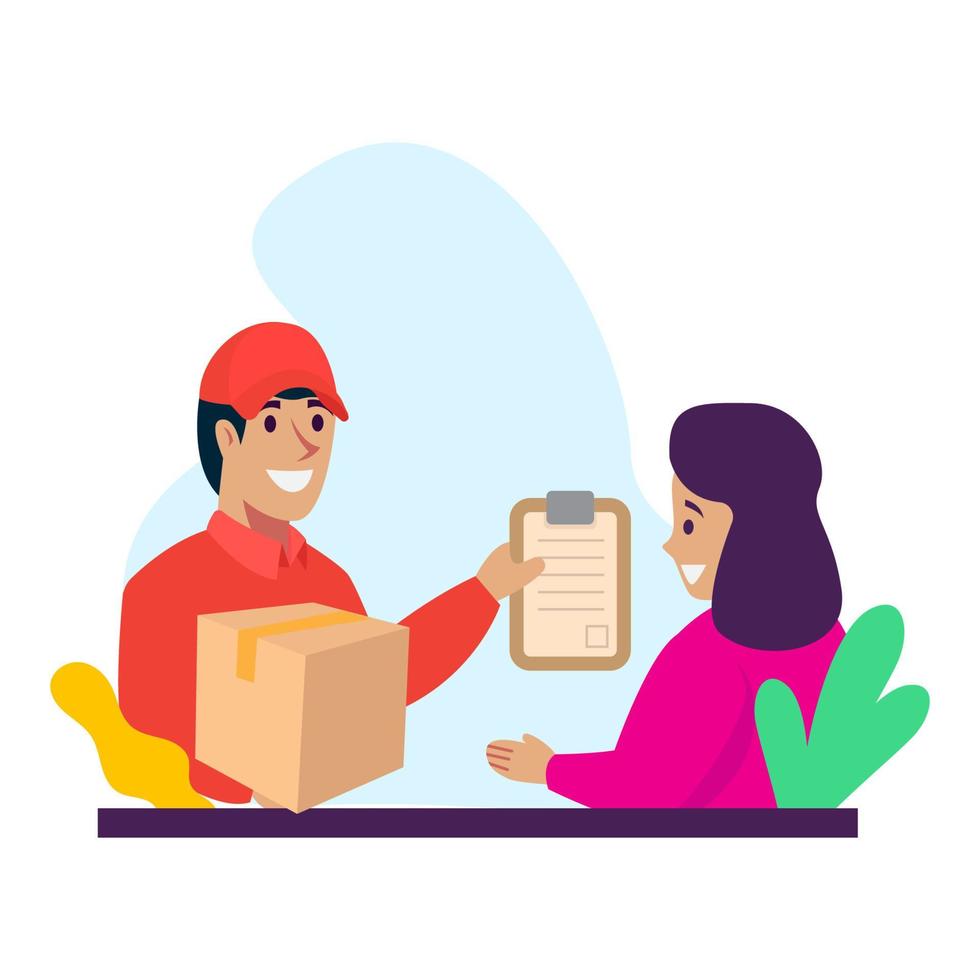 Delivery flat design vector