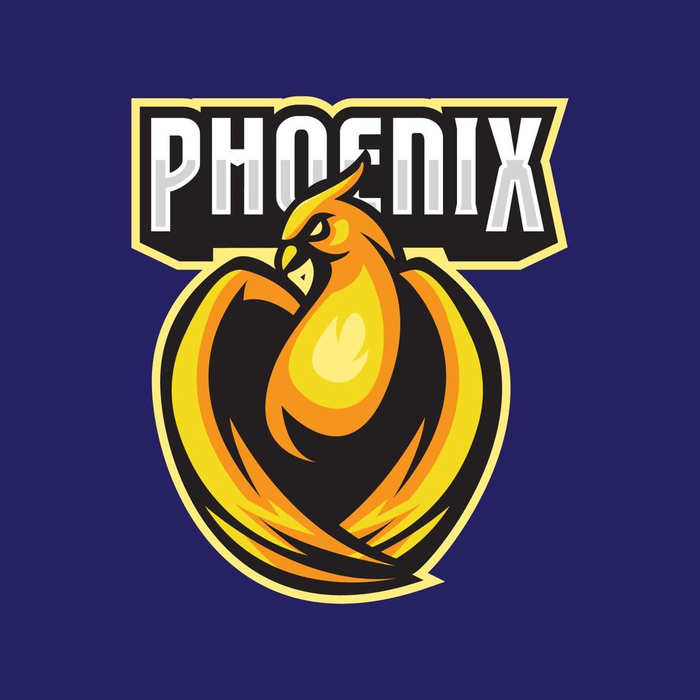 logotipo de esport de aves vector