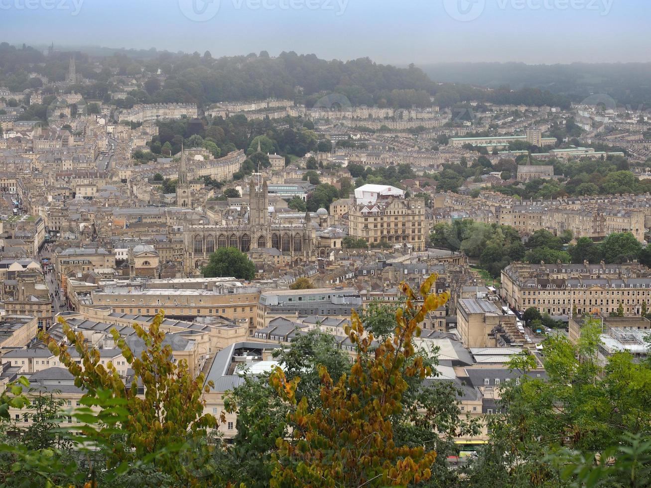 Aerial view of Bath photo