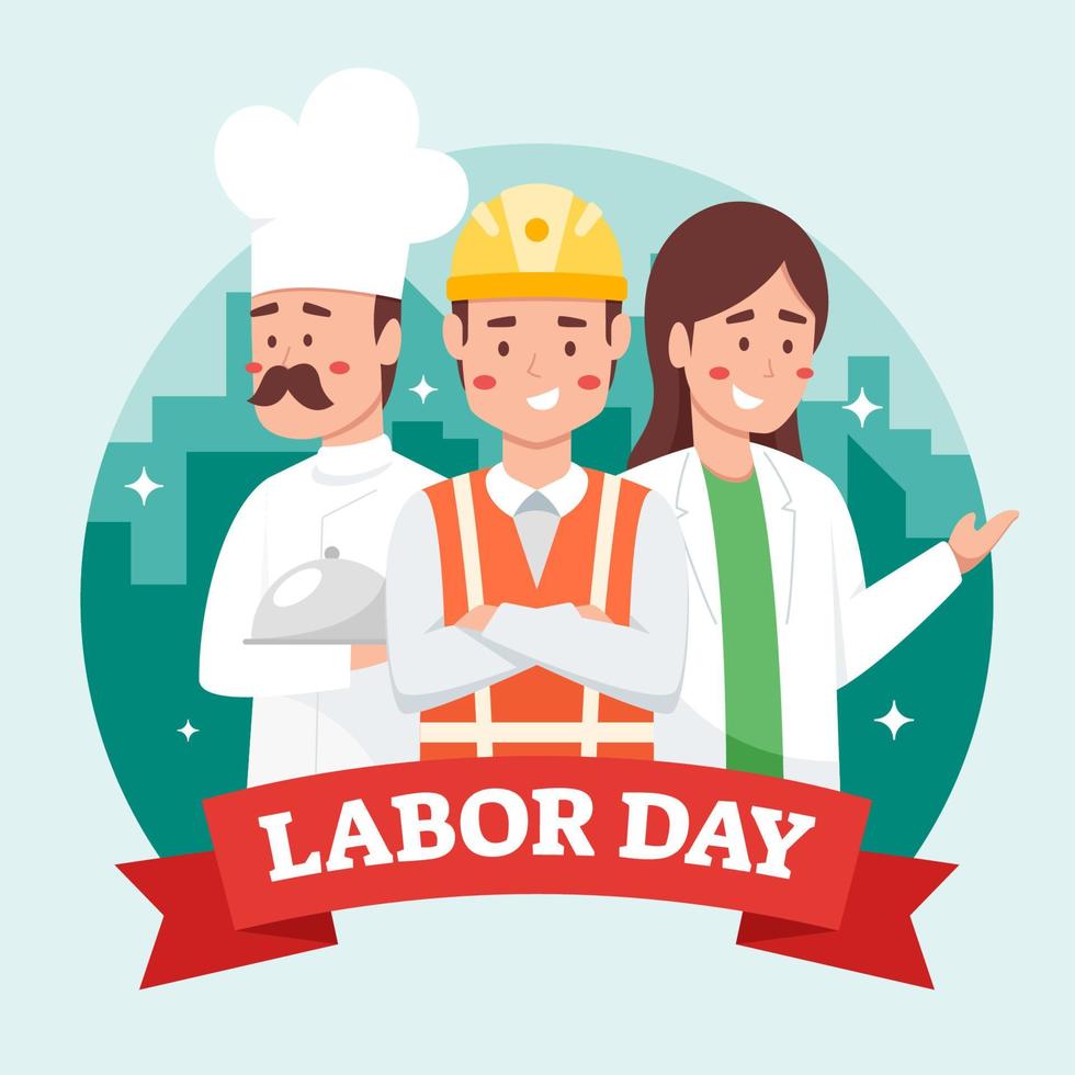 Happy Labor Day Celebration vector