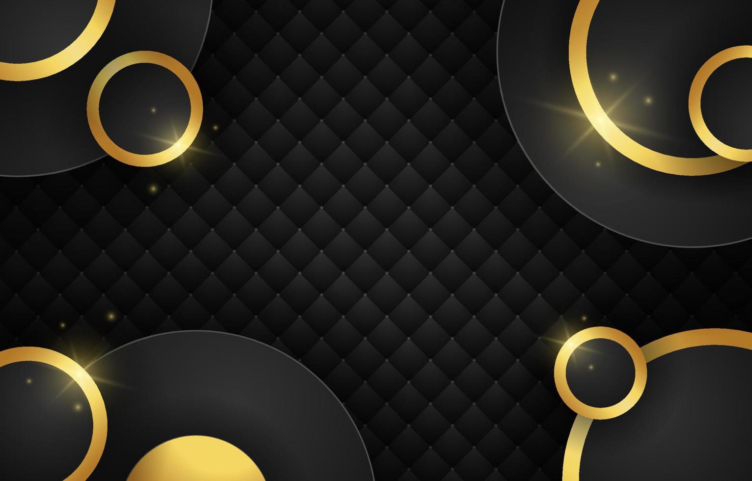 Luxurious Black Gold Background vector