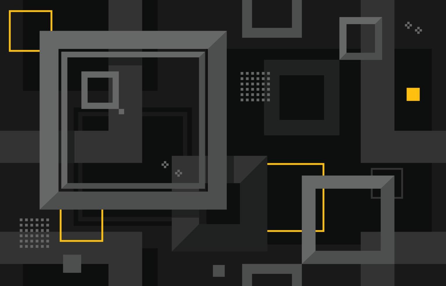 Fondo de forma rectangular negro transparente vector