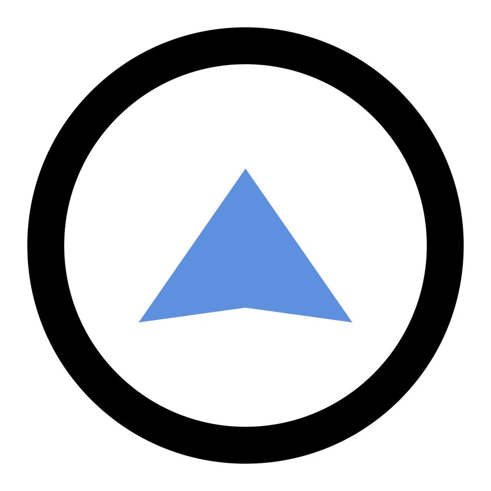 Arrow on white background vector