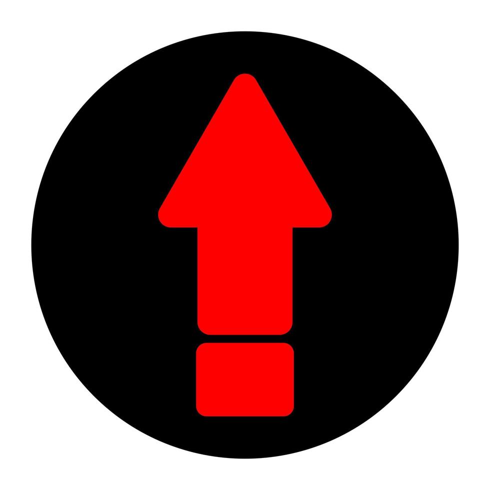 Arrow on white background vector