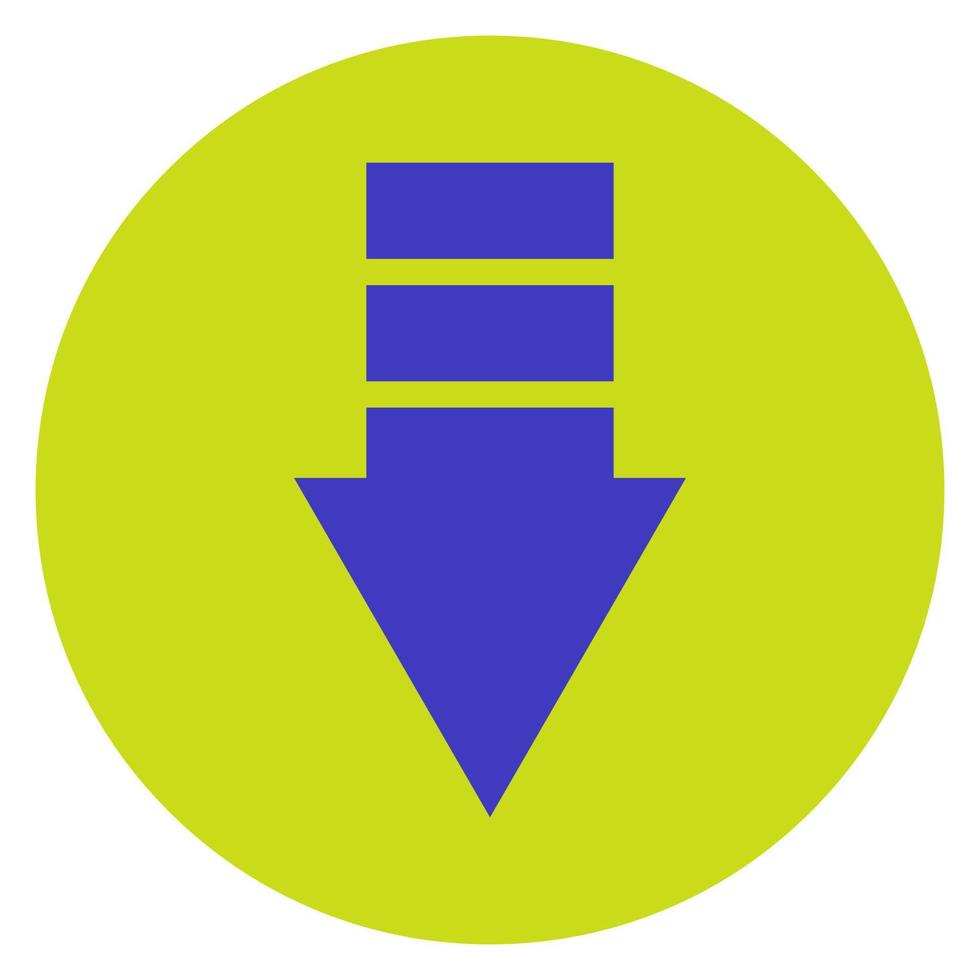 Arrow on white background vector