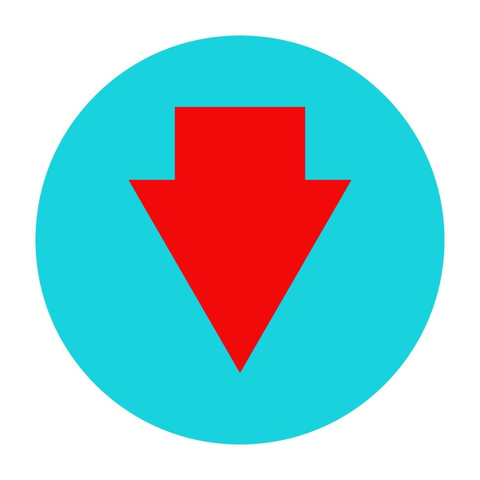 Arrow on white background vector
