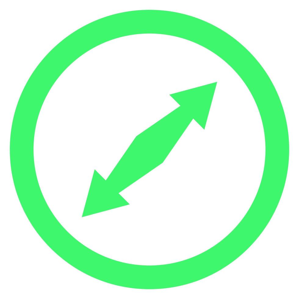 Arrow on white background vector