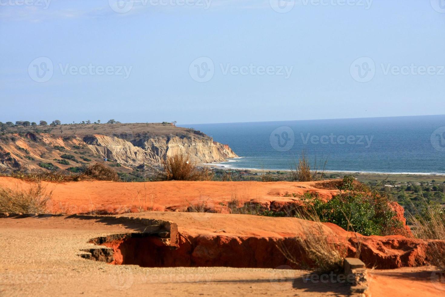 The beautiful view and spectacular landscape of Miradoura da Lua Viewpoint of the Moon outside the city of Luanda, Angola. photo
