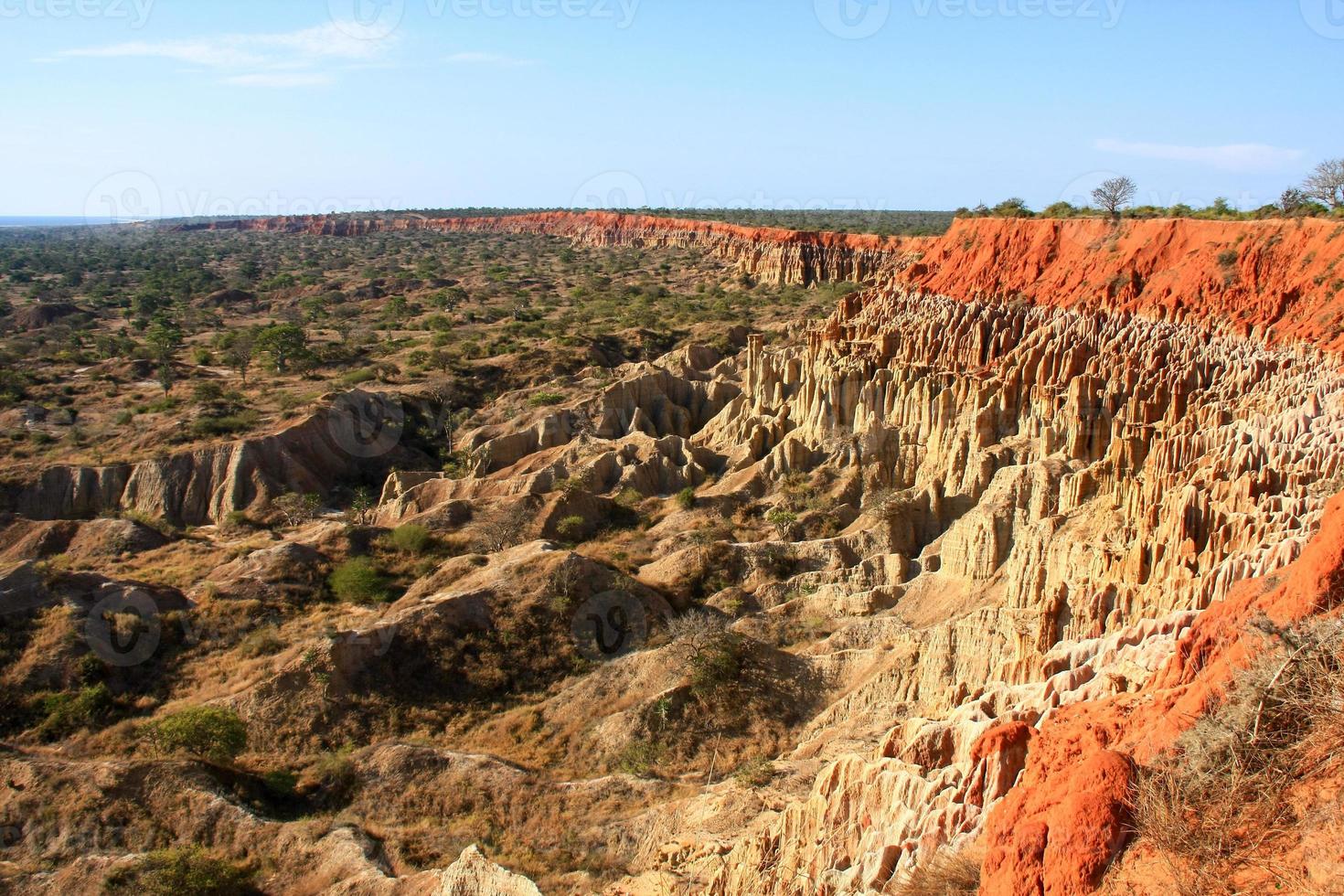 The beautiful view and spectacular landscape of Miradoura da Lua Viewpoint of the Moon outside the city of Luanda, Angola. photo