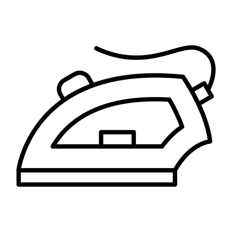 Iron Line Icon vector