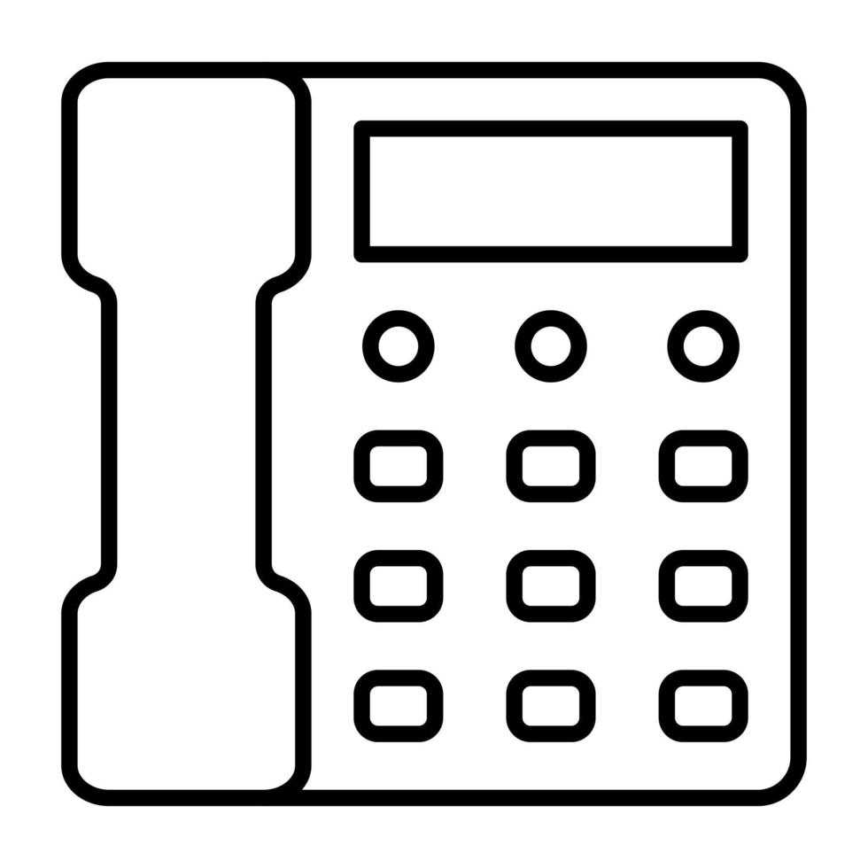 Telephone Line Icon 4535032 Vector Art at Vecteezy