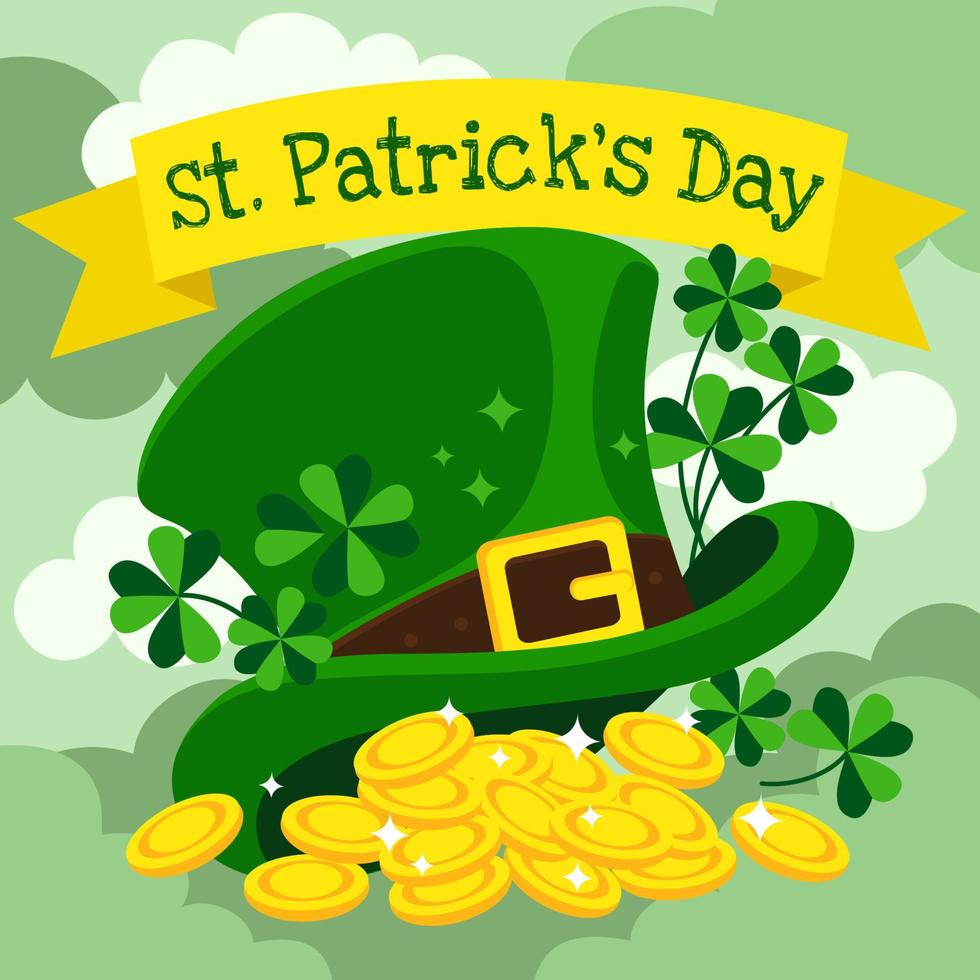 feliz st. día de San Patricio vector