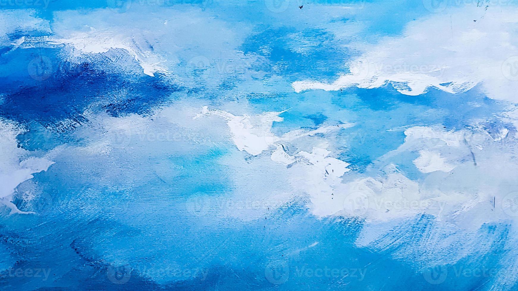 art detail blue abstract oil painted background. Turquoise oil paint  texture. Abstract art background. Oil painting on canvas. A fragment of a  work of art. Stains of oil paint. Modern Art. 4536287