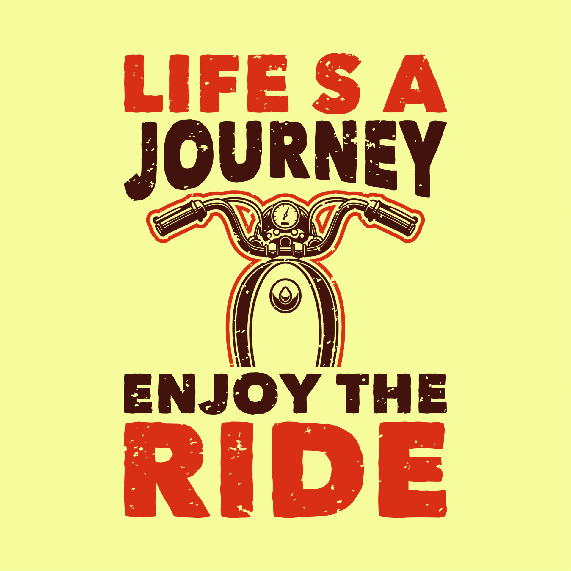 vintage slogan typography life is a journey enjoy the ride for t shirt ...