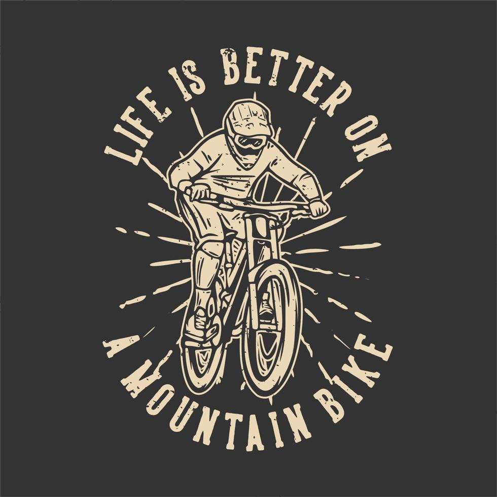 Mountain Bike Life Mtb T Shirt - Vintage Mountain Bike Shirt Mountain Bike Life Mtb T Shirt - Vintage Mountain Bike Shirt
