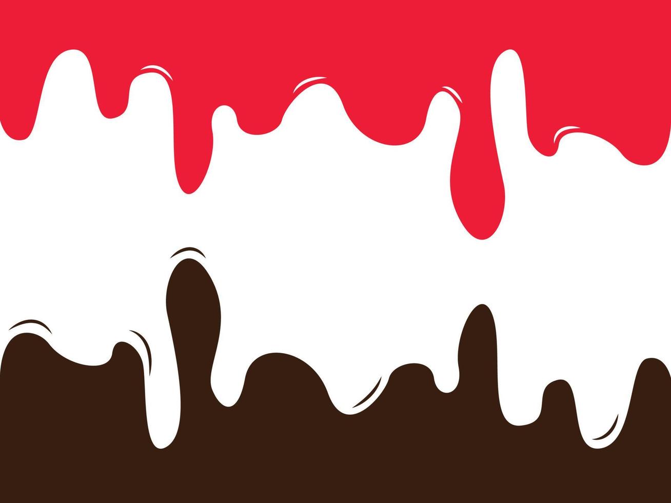 Chocolate background, strawberry syrup background, melting,nliquid background vector
