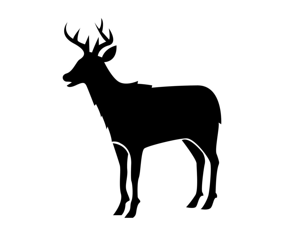 deer illustration, deer silhouette, deer simple illustration, deer shadow, deer designs vector