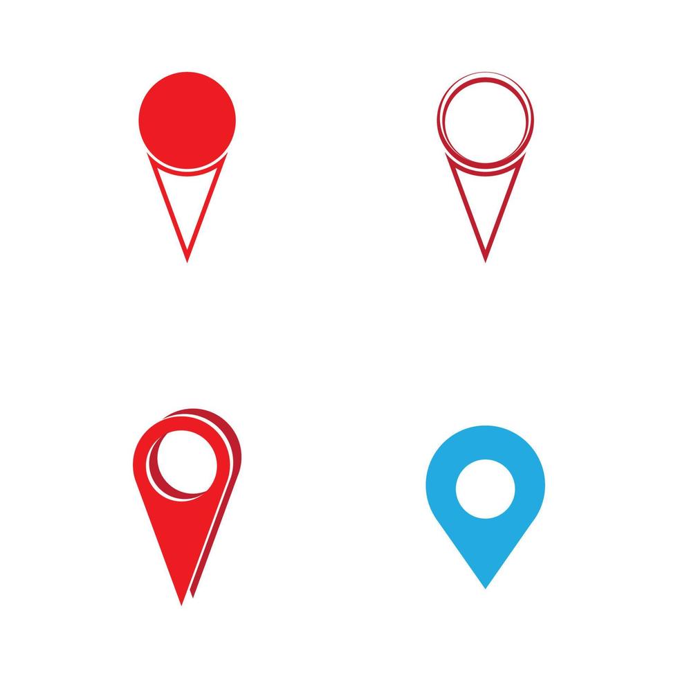 Location point icon logo vector illustration design