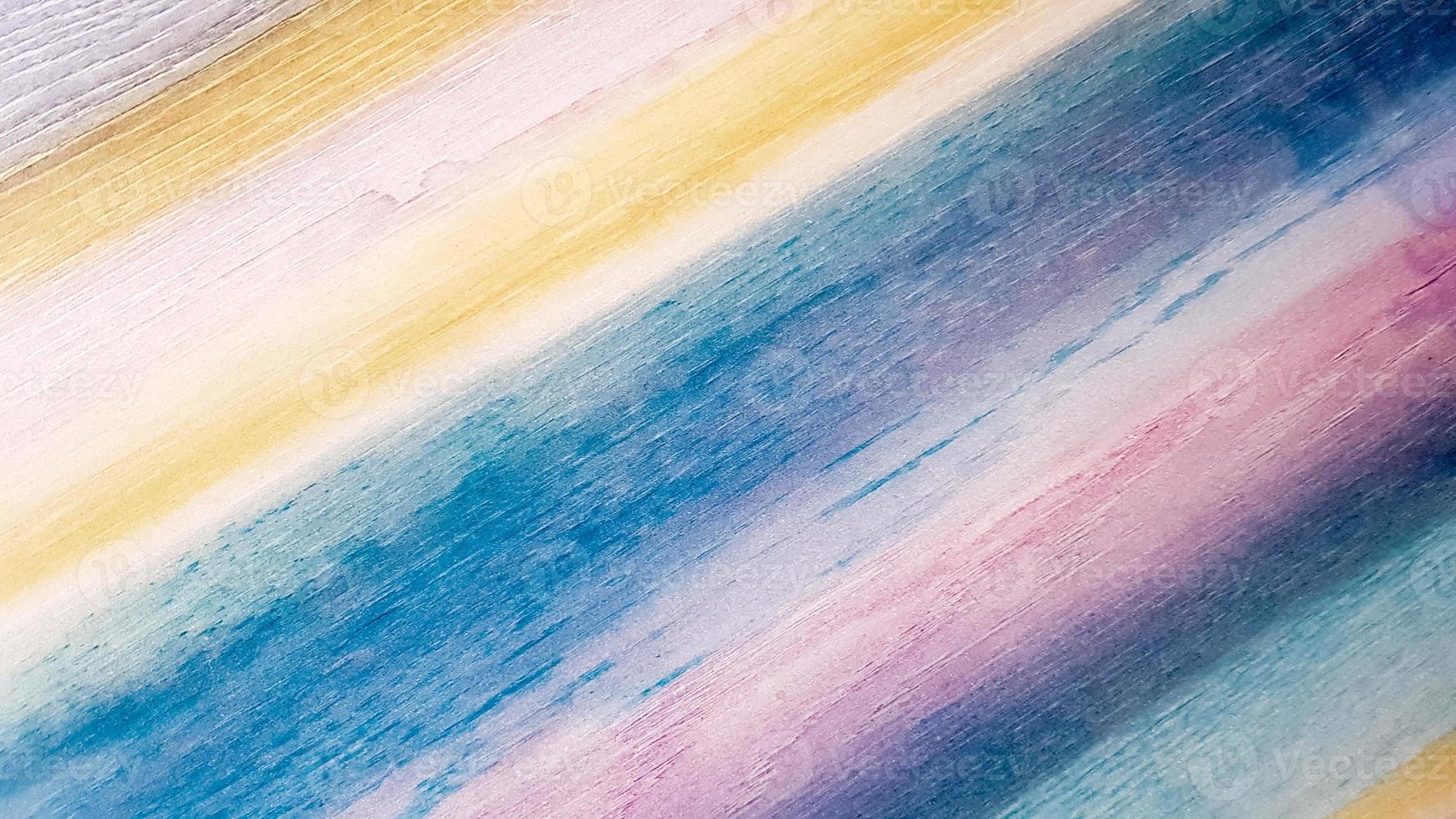 Textured wooden background painted in different colors of the rainbow. Colorful colored abstract background. photo