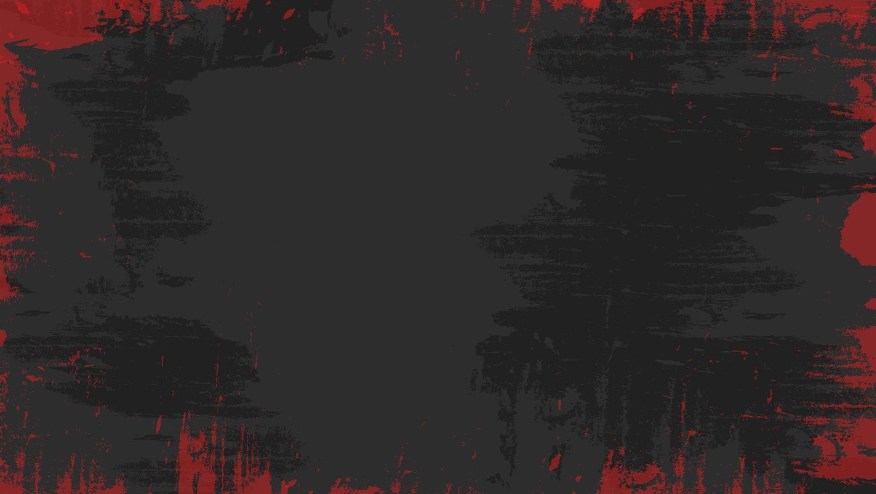 rayado abstracto fondo gris negro con diseño de marco de grunge rojo splash vector