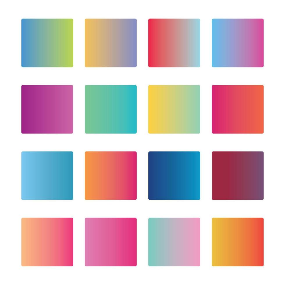 Colourful navy light Gradient set collection Bright vector