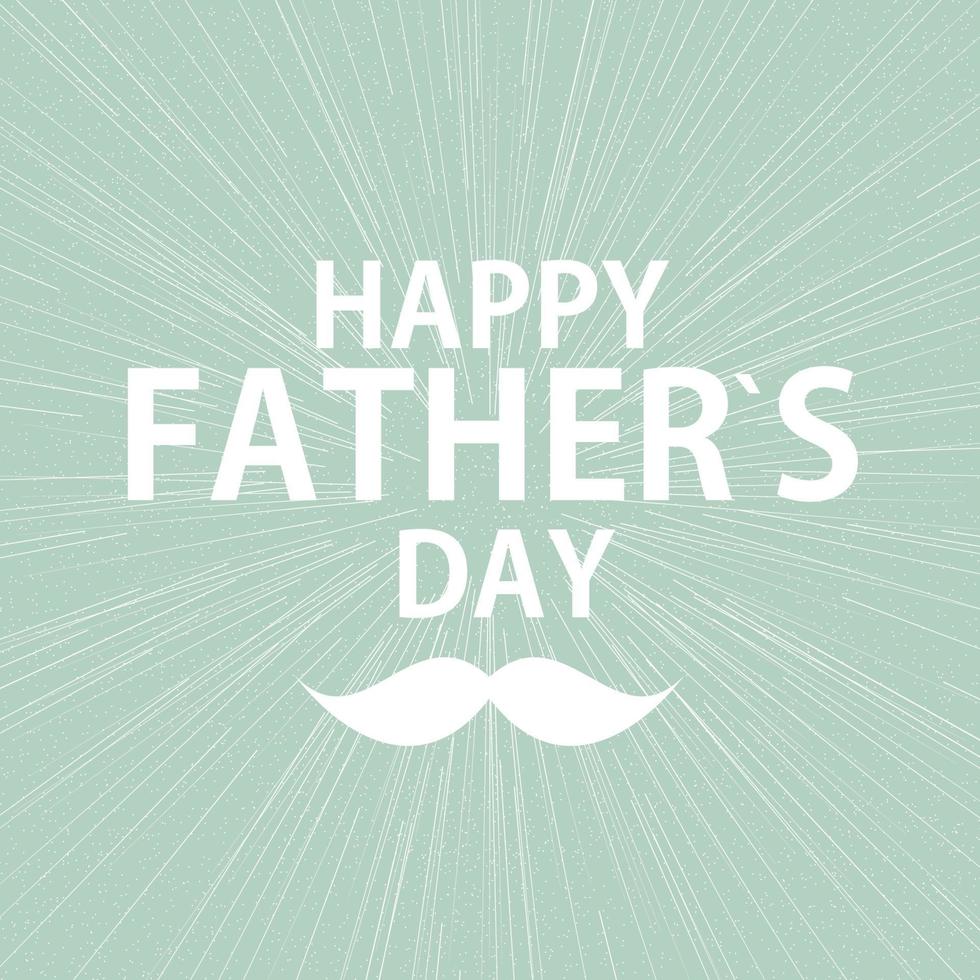 Happy Father Day Poster Card Background Vector Illustration