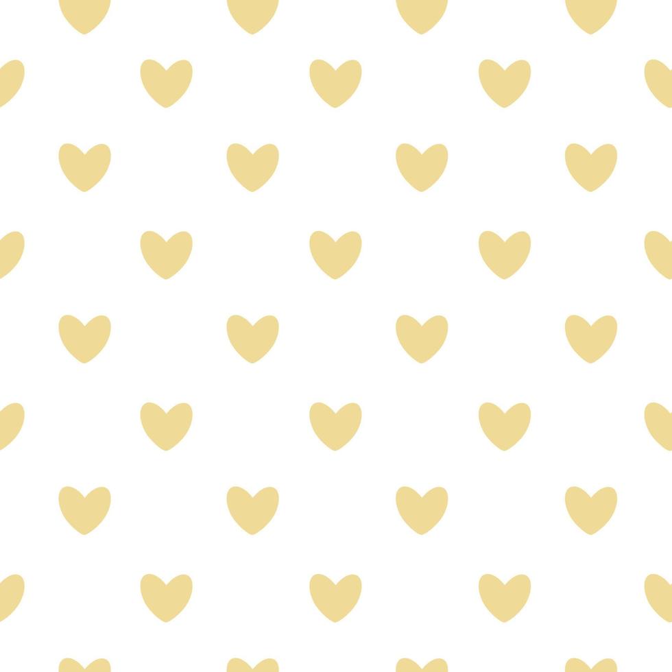 Happy Valentines Day Seamless Pattern Background with Heart. Vector Illustration