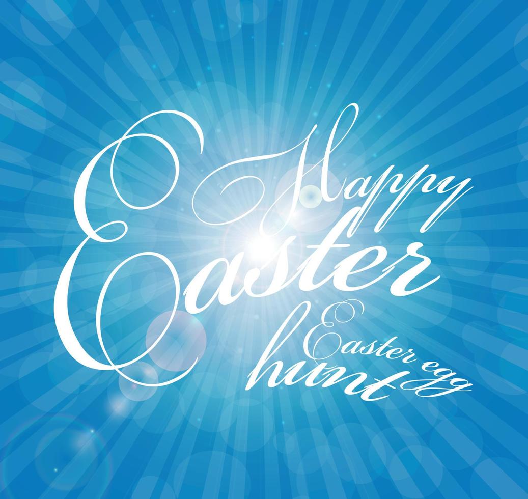 Happy Easter Spring Background Illustration vector