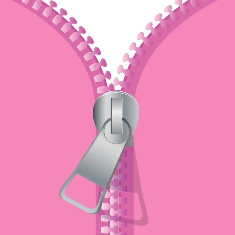 Abstract Background with Zipper Vector Illustration