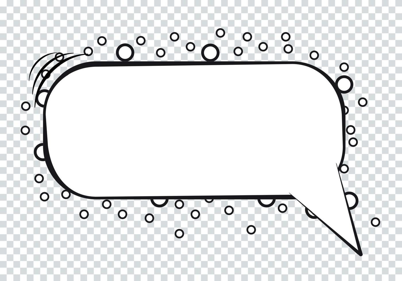 Cartoon Speech Bubbles On Transparent Background Vector Illustration cartoon-speech-bubbles-on-transparent-background-vector-illustration