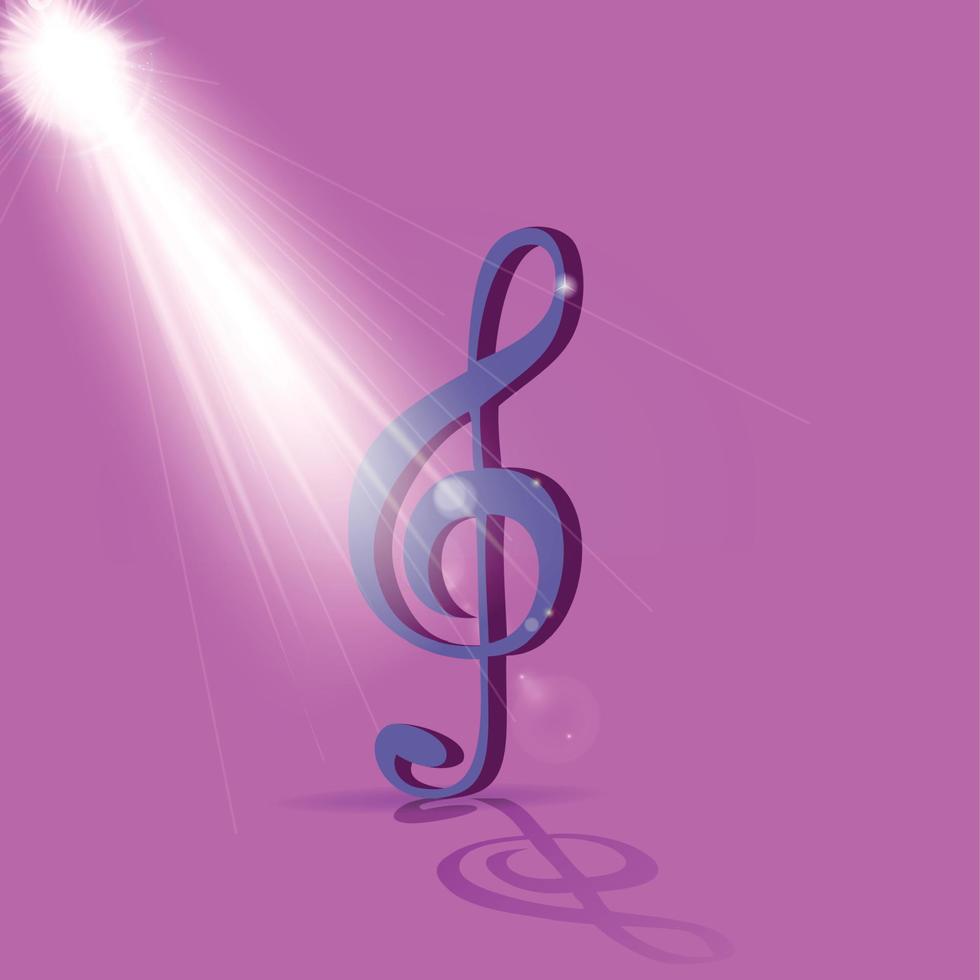 Abstract Music Background. Vector Illustration for your Design.