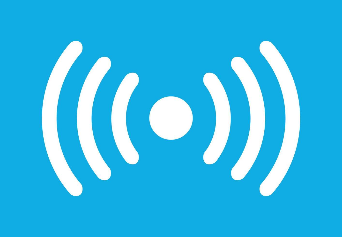 Wi-Fi Transmission of Data. Vector Illustration.