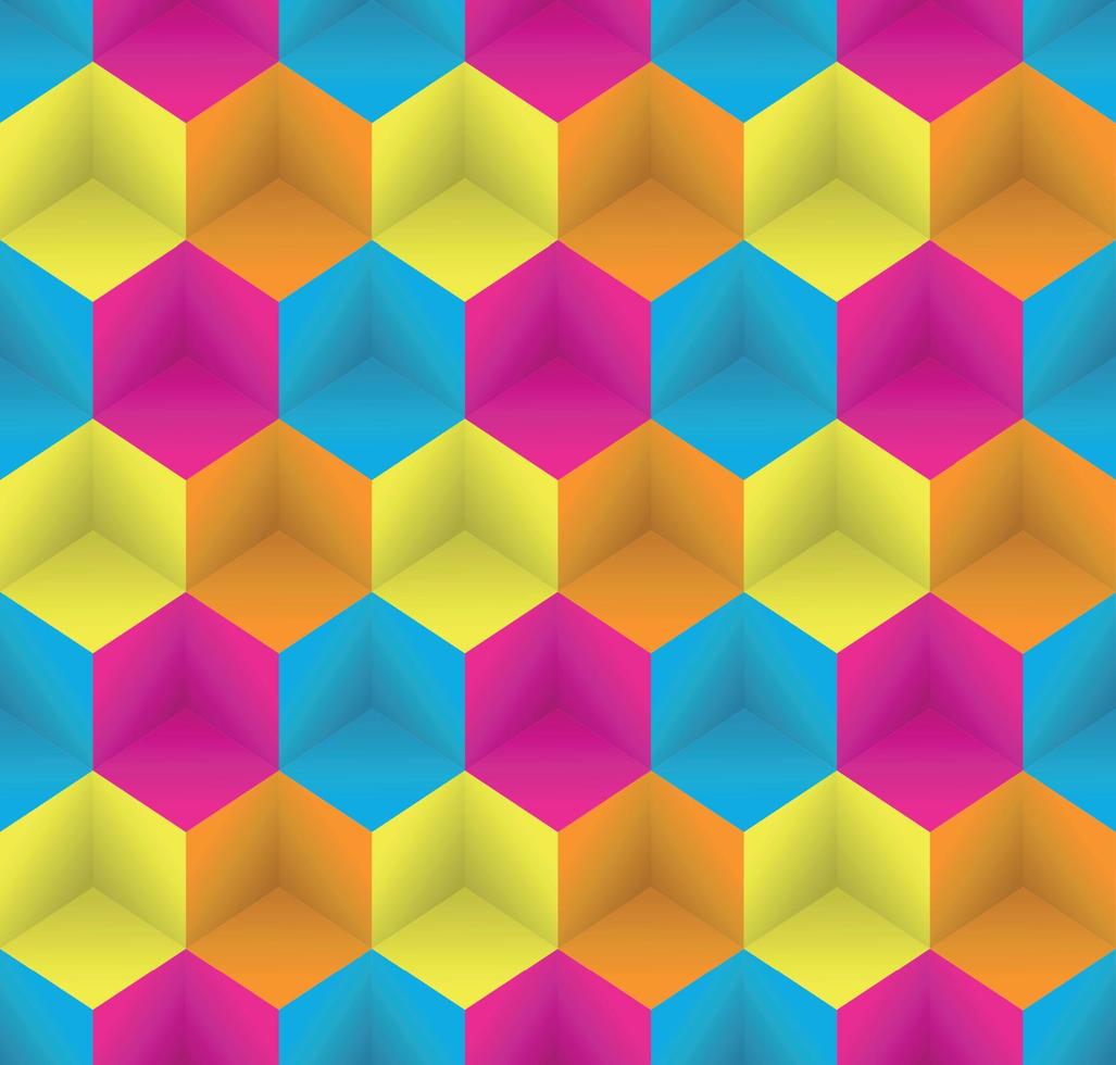 Seamless Pattern. Abstract Psychedelic Art Background. Vector Illustration.