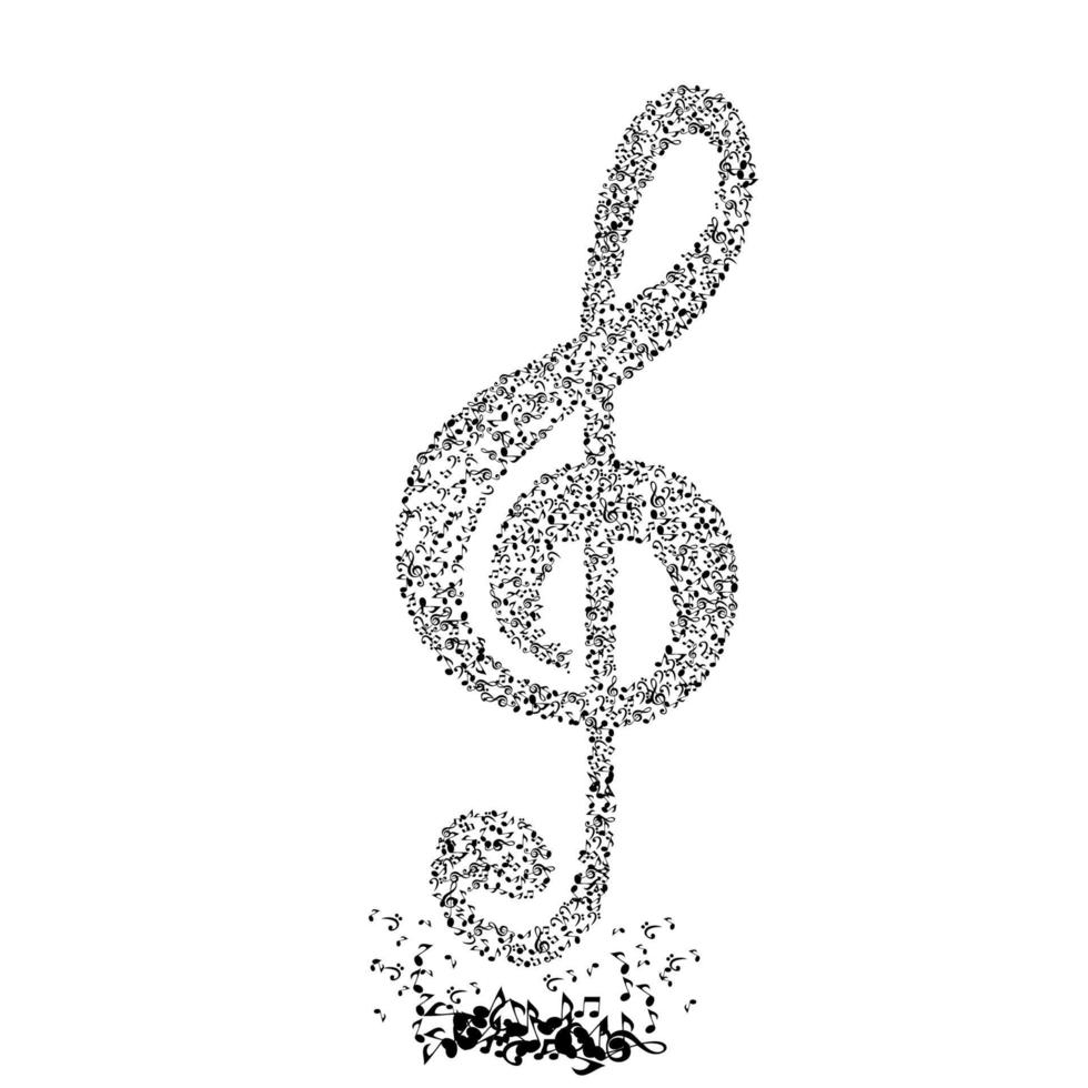 Abstract Music Background Vector Illustration for Your Design.