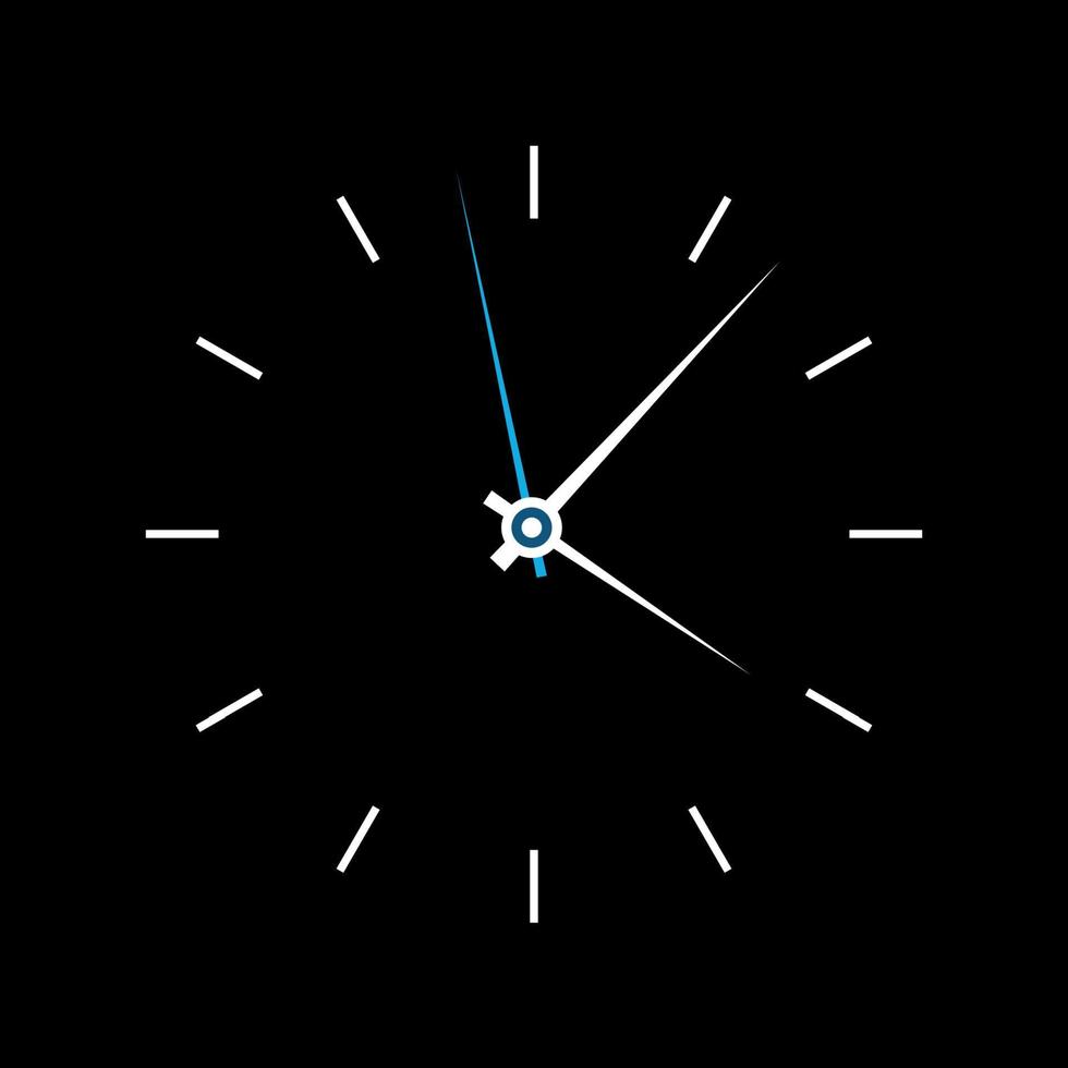 icono de reloj ilustración vectorial vector