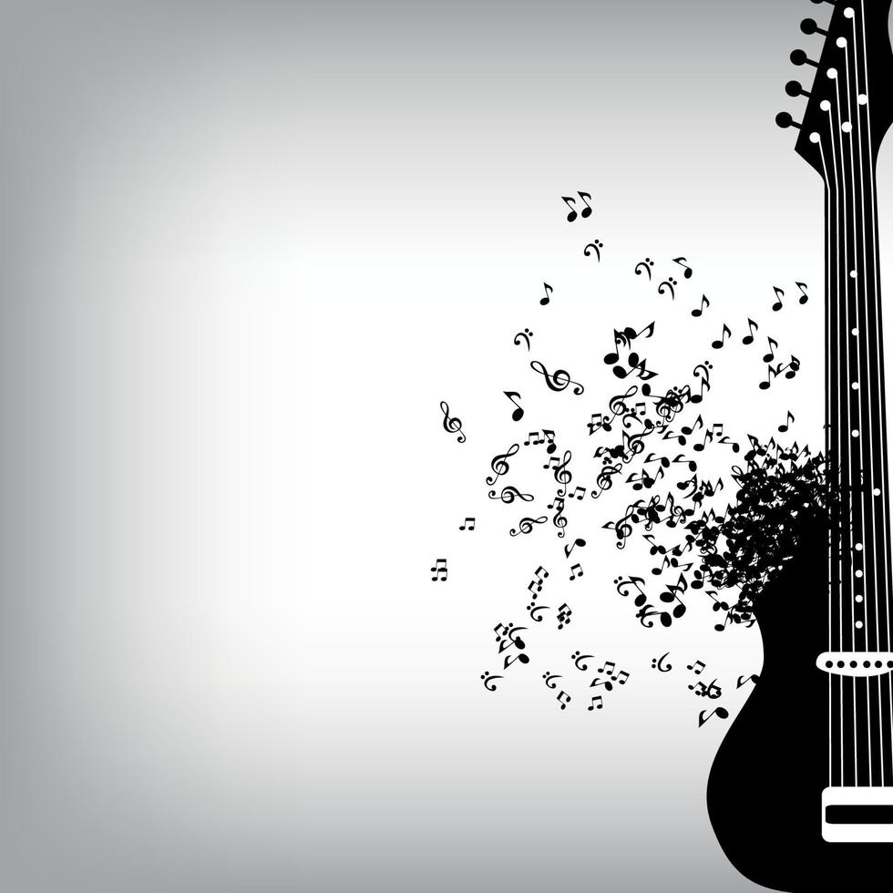 Abstract Music Background Vector Illustration for Your Design