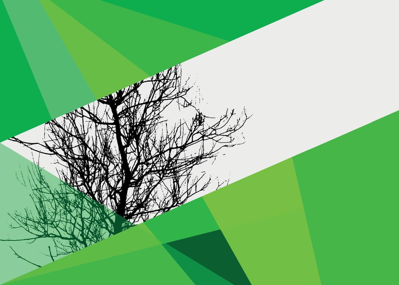 Abstract Images of Tature, Tree. Brochure Booklet vector