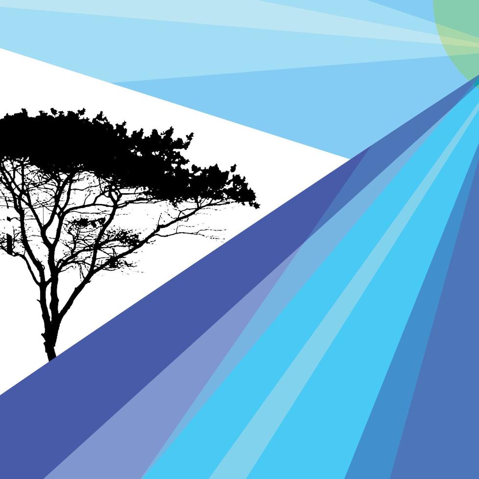 Abstract Images of Tature, Tree. Brochure Booklet vector