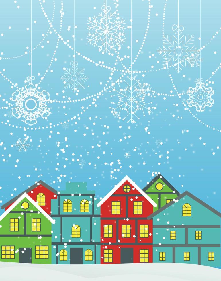 Abstract Christmas and New Year Background. Vector Illustration