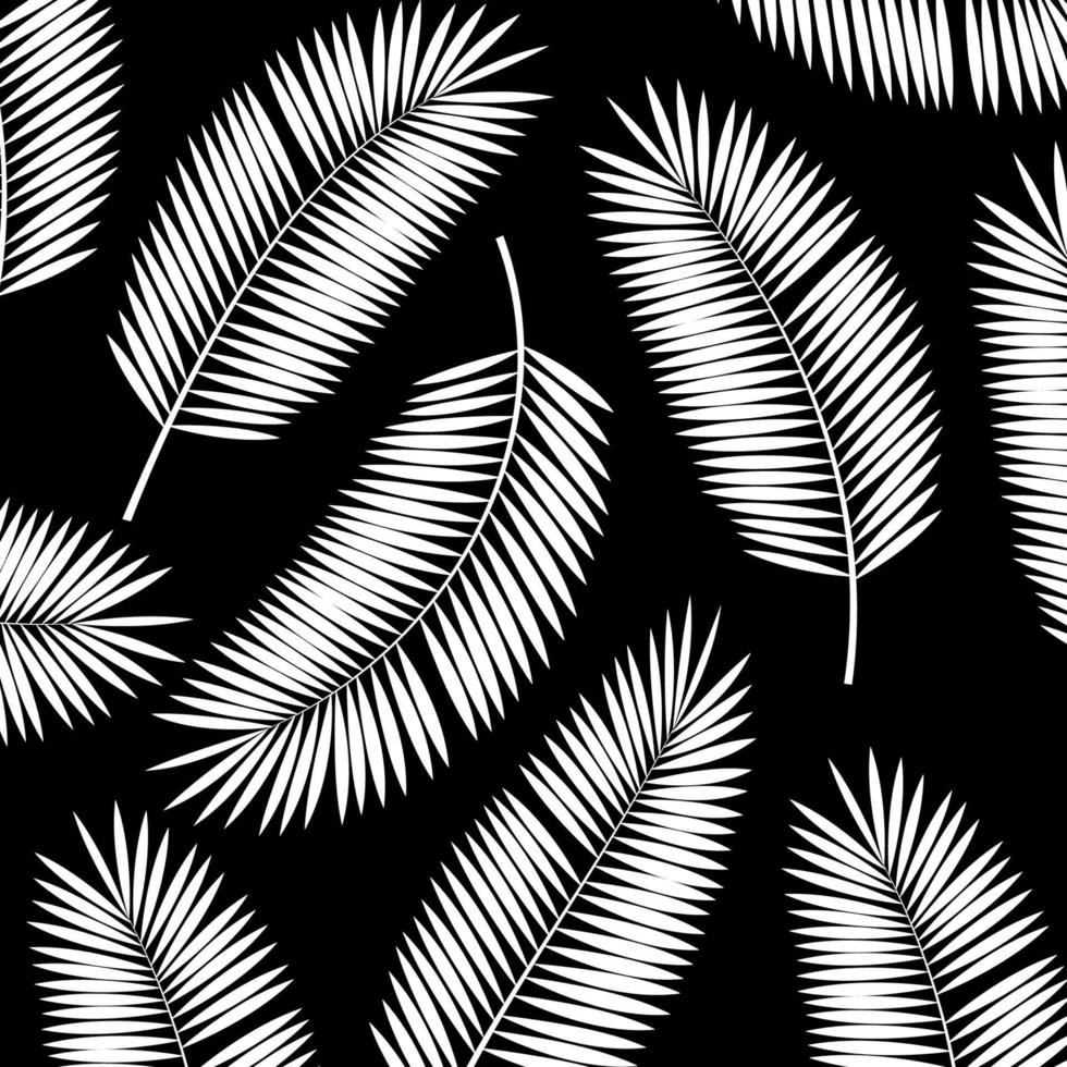 Palm Leaf Vector Background Illustration