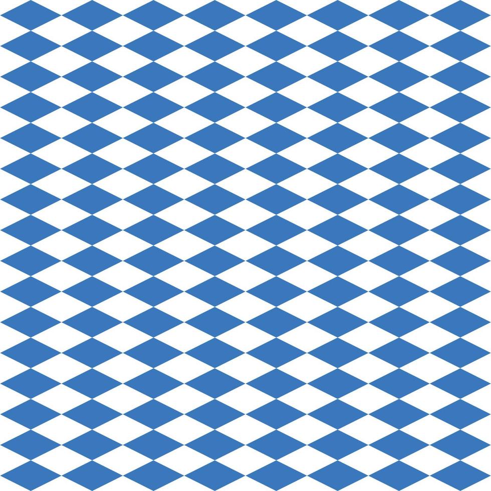 Oktoberfest Blue and White Seamless Pattern Background Vector Illustration