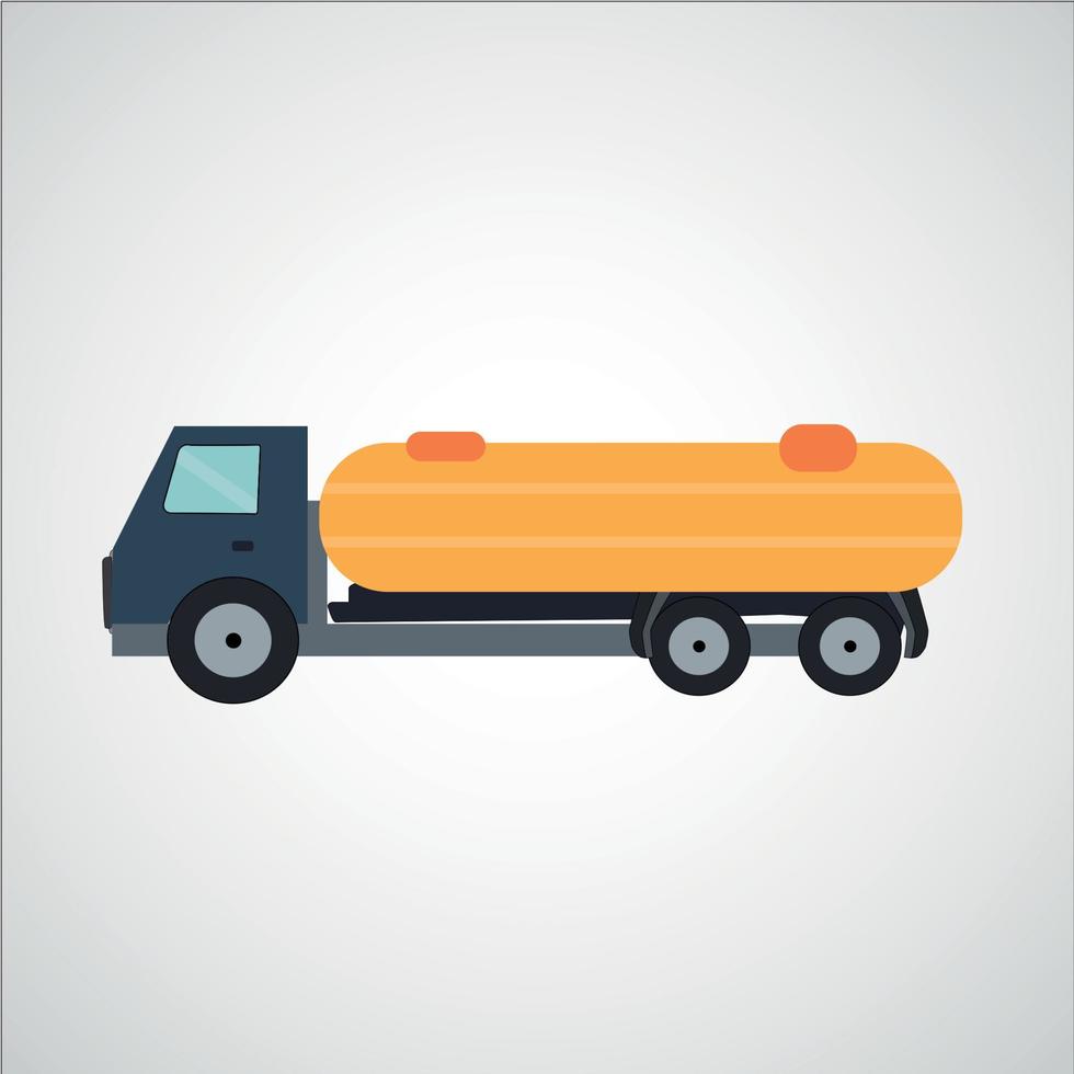 Ftat Truck Vector Illustration