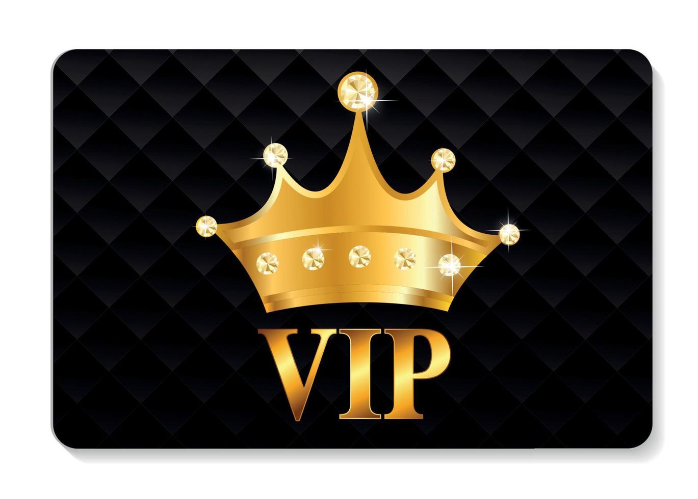 VIP Members Card Vector Illustration