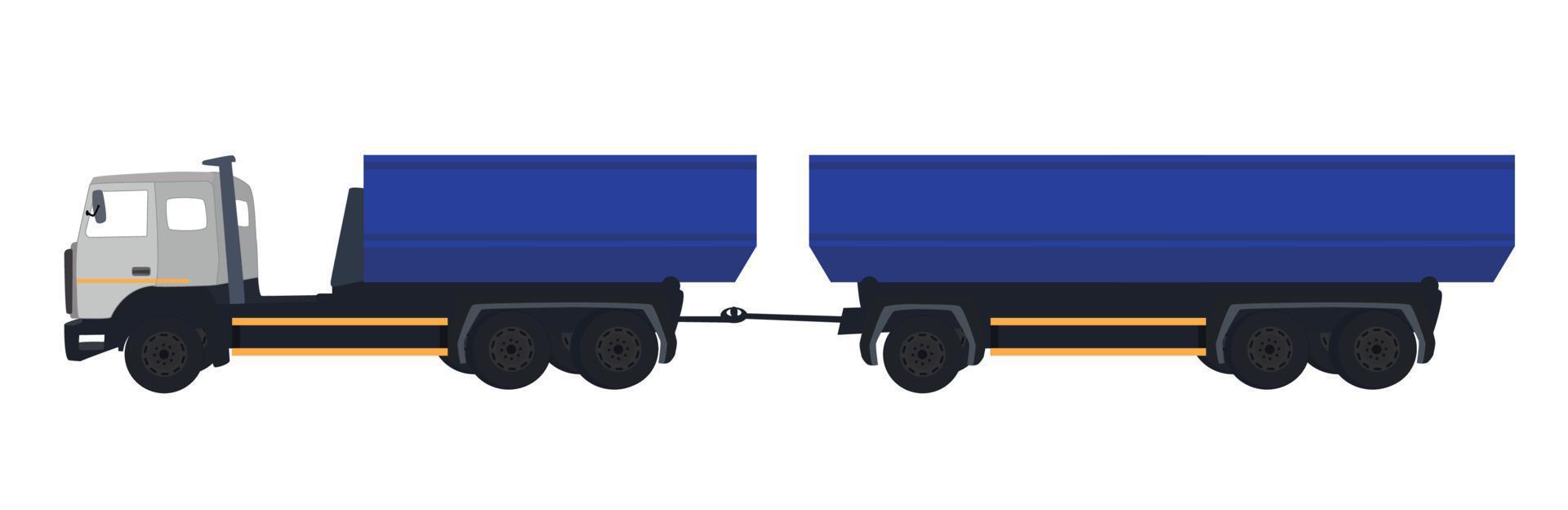 Most Car Truck. Vector Illustration.