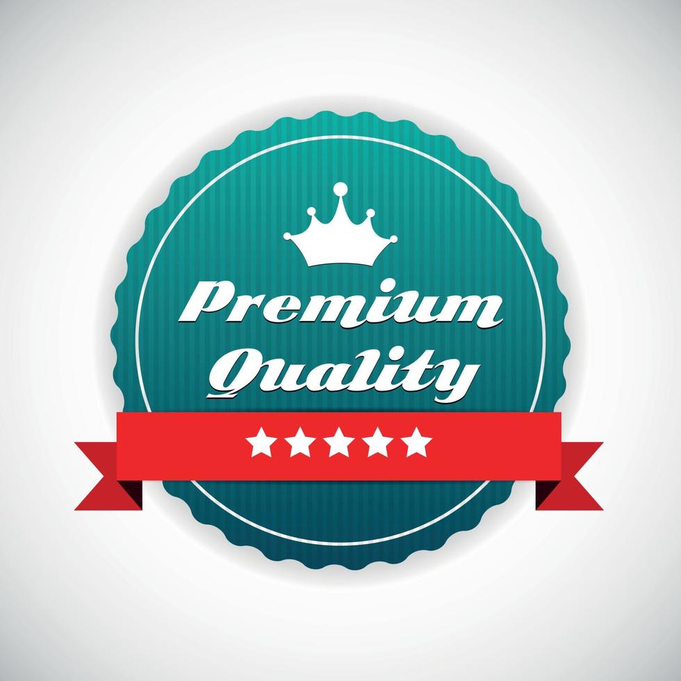 Premium Quality Label Vector Illustration
